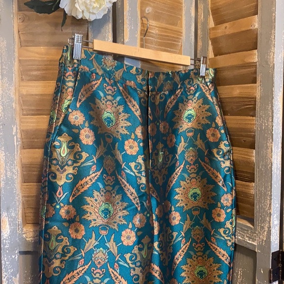 Anthropologie damask high waisted pants - Picture 2 of 13